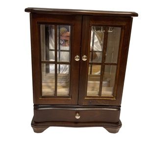 Vintage Large Mini Armoire Style Jewelry Box!